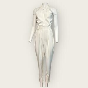 NWT | Lita by Ciara | Halter Jumpsuit | White | Medium